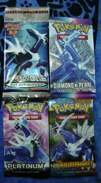 Pokemon TCG Packages featuring Dialga (4)