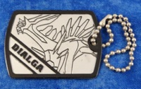 Pokemon Dialga Dog Tag Gachapon Toy