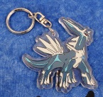 Pokemon Dialga Enameled Plastic Keychain