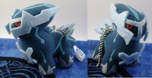 Pokemon Dialga Mini Keychain Plush