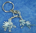 Pokemon Dialga Enameled Keychains (2)