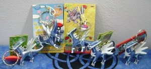 Pokemon Dialga UFO Figure Keychains (5)