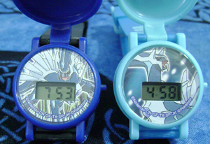 Dialga Plastic Gachapon Watches