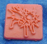 Jolteon Rose Art Rubber Stamp