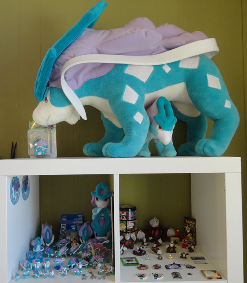 Pokemon Toys of Suicune and Excadrill