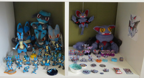 Lucario and Gliscor Pokemon Toys