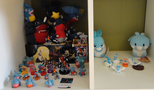 Pokemon Toys of Gible, Gabite, Garchomp, and Altaria