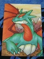 Pokemon Salamence ACEO