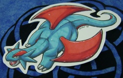 Pokemon Salamence Color Cutout