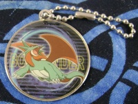 Pokemon Salamence Metal Medallion