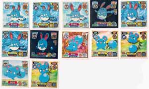 Pokemon Retsuden Seal Amada Stickers