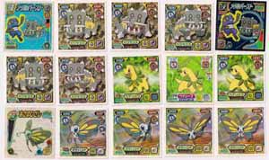 Pokemon Retsuden Seal Amada Stickers