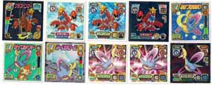 Pokemon Retsuden Seal Amada Stickers