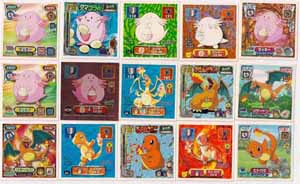 Pokemon Retsuden Seal Amada Stickers