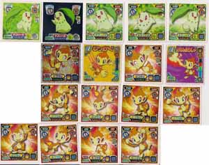 Pokemon Retsuden Seal Amada Stickers