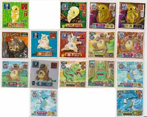 Pokemon Retsuden Seal Amada Stickers