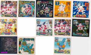 Pokemon Retsuden Seal Amada Stickers