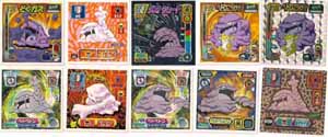 Pokemon Retsuden Seal Amada Stickers