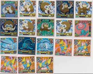 Pokemon Retsuden Seal Amada Stickers