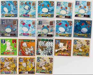 Pokemon Retsuden Seal Amada Stickers