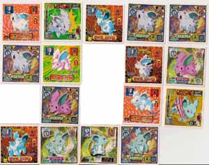 Pokemon Retsuden Seal Amada Stickers