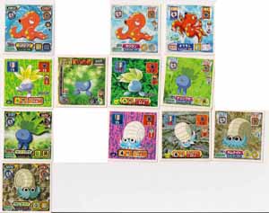 Pokemon Retsuden Seal Amada Stickers