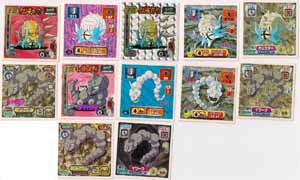 Pokemon Retsuden Seal Amada Stickers