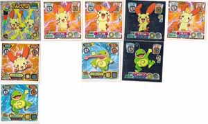 Pokemon Retsuden Seal Amada Stickers