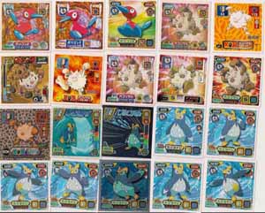 Pokemon Retsuden Seal Amada Stickers