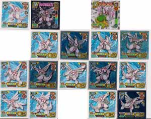 Pokemon Retsuden Seal Amada Stickers