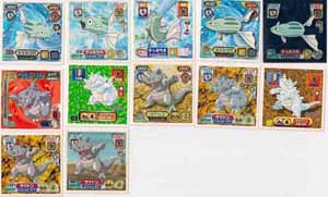 Pokemon Retsuden Seal Amada Stickers