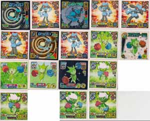 Pokemon Retsuden Seal Amada Stickers