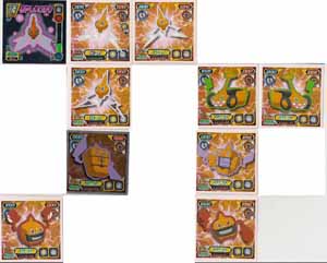 Pokemon Retsuden Seal Amada Stickers