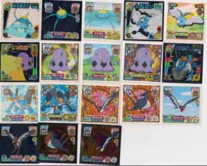 Pokemon Retsuden Seal Amada Stickers