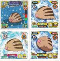 Pokemon Retsuden Seal Amada Stickers