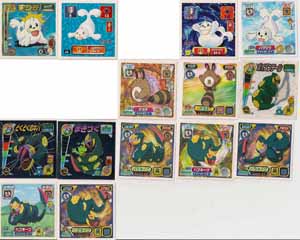 Pokemon Retsuden Seal Amada Stickers