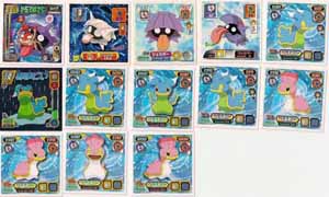 Pokemon Retsuden Seal Amada Stickers