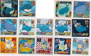 Pokemon Retsuden Seal Amada Stickers