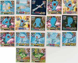 Pokemon Retsuden Seal Amada Stickers